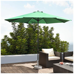 Ombrellone (ø300cm) (verde) (alluminio) Manovella / Ombrellone / Ombrellone Da Mercato / Ombrellone Da Giardino / Giardino características
