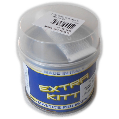 Extra kitt 125ml mastice stucco bianco per marmo