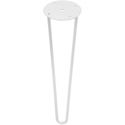 2 Gambe a forcella dritte Rod stile industriale e minimalista ideale per tavolini, panche o sgabelli. Altezza di 40 cm. Realizzata in acciaio con precio