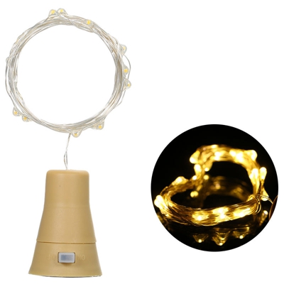 3V 6W 1m 10LED stringa solare luci di arresto soddisfa IP65 bianco caldo