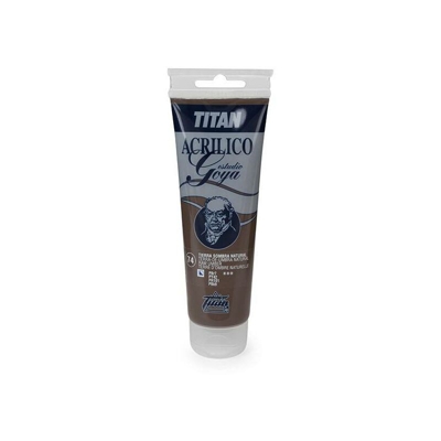 Colori acrilici Pardos Titan Goya studio | 74-Terra Ombra Naturale - Tubo da 125 ml - 74-Terra Ombra Naturale