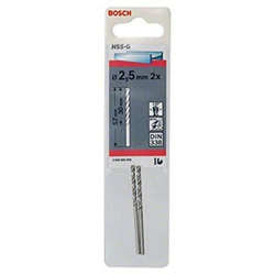 Bosch 2608585909 Punta Per Metallo Hss G Din 338 2.5 X 24 X 57 Mm en oferta