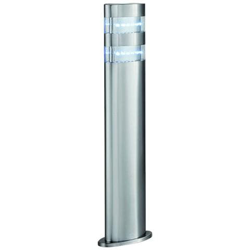 Paletto Luminoso A Led Da Esterno Argento Satinato, Acciaio Inox Ip44 características