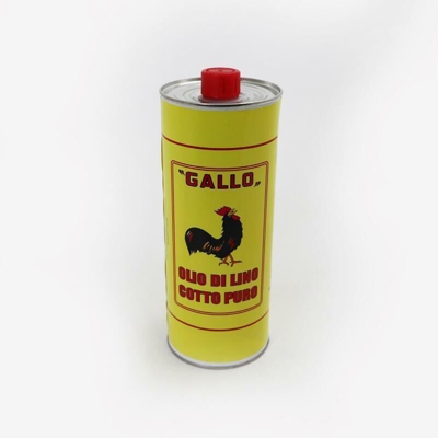 OLIO DI LINO COTTO PURO lt 1 gallo