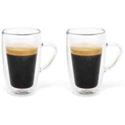 Bredemeijer Set Due Bicchieri Espresso in Vetro 100ml a Doppia Parete precio