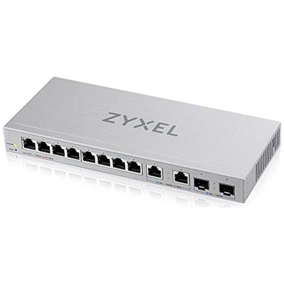 Switch Multi-Gig 12-Port Web Managed con 2 Porte da 2,5 GB / 2 Porte da 10 GB SFP+ Montaggio a Parete / da Tavolo, 5 Anni di Garanzia [ XGS1210-12]