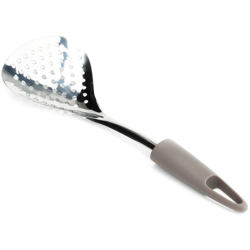 Casa Collection - Schiumarola con Manico Marrone in Acciaio Inox e Polipropilene precio