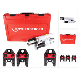 ROMAX AC ECO Pressatrice elettroidraulica a corrente elettrica 230 V / Tipo C + Valigetta da trasporto + 3x Ganasce per pressatrice SV 15-22-28 ( precio