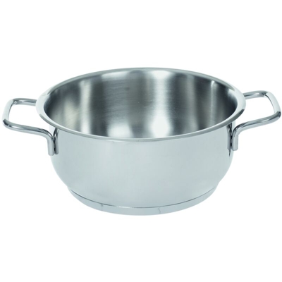 Casseruola Chic 22 Cm 2 Manici Acciaio Inox