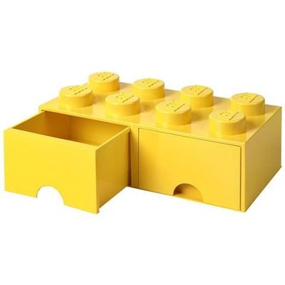 L4006y. 00 storage Brick 8 con Cassetti, Colore: Giallo