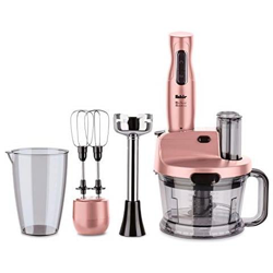 Mr Chef Quadro Rosie Serie Set Frullatore A Immersione, Plastica en oferta