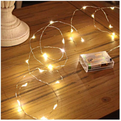 Ledkia - Ghirlanda LED con Fil di Ferro Oro Rosato 10 m en oferta