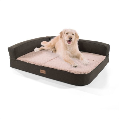 Odin, Lettino per Cani, Materassino per Cani | Lavabile | Ortopedico | Antiscivolo | Traspirante | Memory Foam | Taglia M (100x12x80 cm) - Brunolie