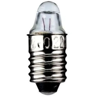 Goobay - lampadina a faretto appuntita 1.10 watt 3,7 volt CE E10 bianco caldo trasparente wnt 9334