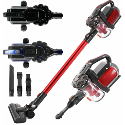 AREBOS Aspirapolvere Portatile a Batteria Aspirapolvere 2 in 1 Rosso características