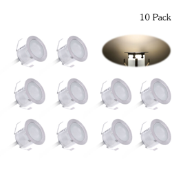 1PCS LED deck light installato .6W 5LM SMD2835 senza adattatore,bianca - bianca precio