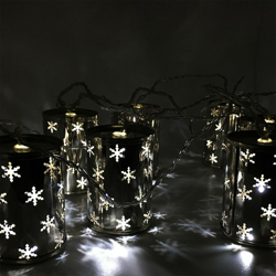 Guirlande led huit cylindres argent en oferta