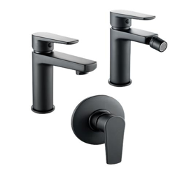 Blackmix Serie Miscelatori Bidet Lavabo Doccia Incasso Monocomando Nero precio
