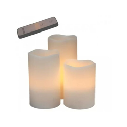 011.052 Set da 3 candele a LED - Opjet en oferta