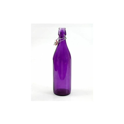 Bormioli Bottiglia Giara Viola 1 Litro con Tappo