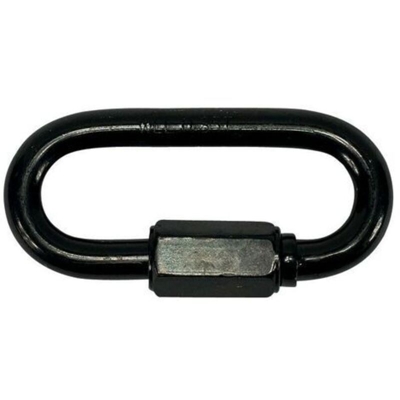 Moschettone Filettato Galvanizzato 8,0Mm Nero (A 50)