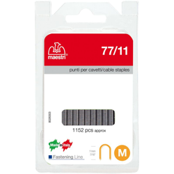 Blister 1152 punti per inchiodatrice spillatrice art. 77/11 Maestri en oferta