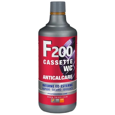 F200 anticalcare per cassette scarico incasso 1 lt incrostazioni calcare - Faren