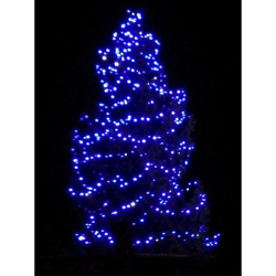 Catena luminosa di natale 120 maxi led flash blu mt.10,50 prolungabile 30pz - Salone Negozio On Line precio