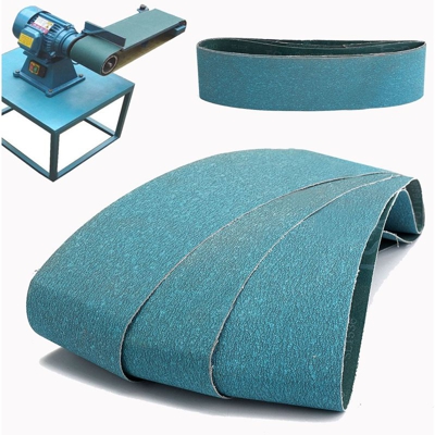 3PCS Levigatura a nastro abrasivo 100x915mm Levigatrice Carta vetrata Lucidatura 120 grana
