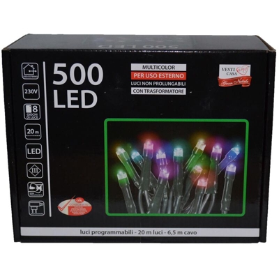Luci programmabili 500 led multicolor