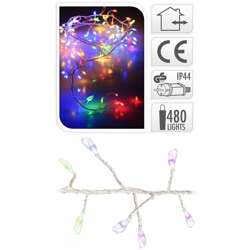 Ghirlanda 480 Microled Lineari Luci Multicolor Luci Di Natale Addobbi Presepi características
