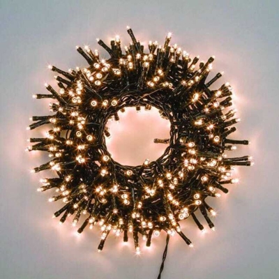 LUCI serie minilucciole 7,5 m, 180 led bianco caldo ALBERO NATALE esterno