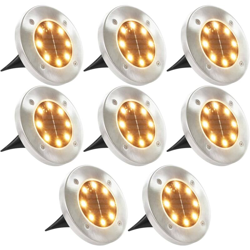 Lampade Solari da Terra 8 pz Luci a LED Bianche - Bianco - Youthup características