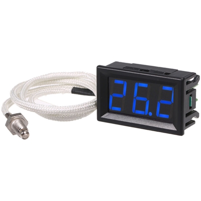 Termocoppia digitale industriale da 3 ~ 8 gradi Termocoppia tipo K con filettatura M6 XH-B31,luce blu - luce blu