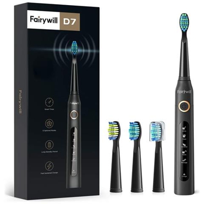 Di Sonic Spazzolino Elettrico Ricaricabile - Nero