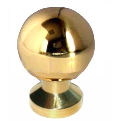 Pomolo Sfera Ottone Lucido M10 mm 50
