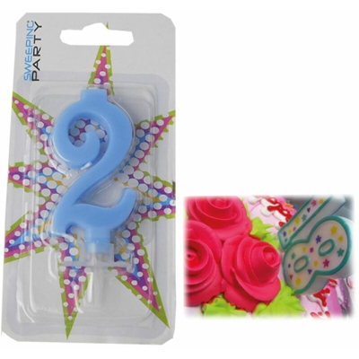 Bighouse It - CANDELINA CM.9 NUMERO 2 COLORE CELESTE