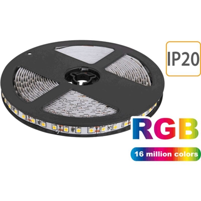 Nastro Led Rgb 5Mt.60 Led 12W 24V Ip20