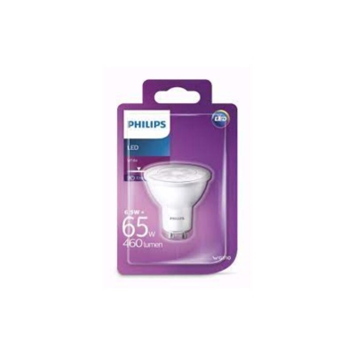 Faretto LED GU10, 6.5 W Equivalenti a 65 W, Luce Bianca Calda, 3000 K [Classe di efficienza energetica A+] [Classe di efficienza energetica A+]
