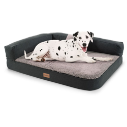 Odin, Lettino per Cani, Materassino per Cani | Lavabile | Ortopedico | Antiscivolo | Traspirante | Memory Foam | Taglia M (100x12x80 cm) - Brunolie en oferta
