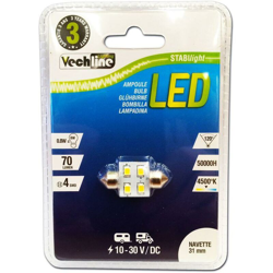 LAMPADINA A LED SMD 4500° K 70 LUMEN ATTACCO A SILURO 31 Mm precio