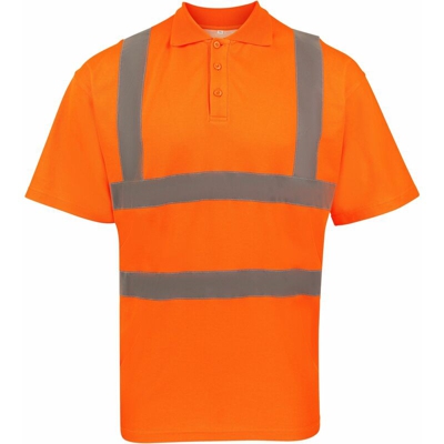 Hi-Viz Poly-Cotton Polo - Hi-Viz Polo55%C45&%C | 4XL - NEUTRO (SENZA PERSONALIZZAZIONE) - Orange (O) - Orange