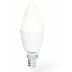 E14 - Lampadina a LED (4,5 W (senza concentratore, dimmerabile, controllata da Alexa/Google Home/App 2,4 GHz, bianco caldo/neutro/luce diurna) - Hama en oferta