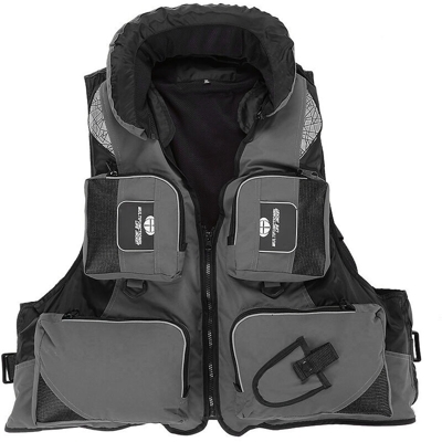 Giubbotto di salvataggio professionale, nuoto grigio, XL, (leggere attentamente la descrizione)