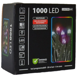 General Trade - Luci programmabili 1000 led multicolor en oferta