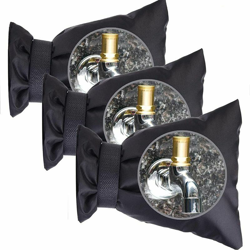 Thsinde - 3 pezzi Coperchio protettivo per rubinetto esterno Coperchio per rubinetto Calzino per protezione antigelo invernale Coperchio protettivo características