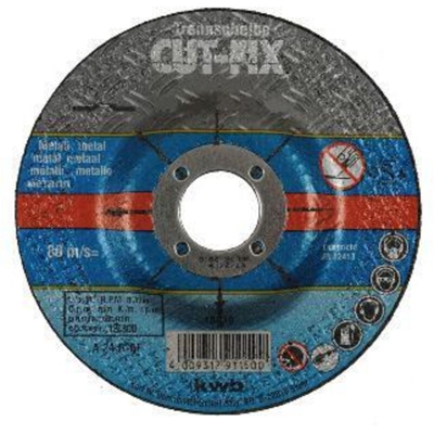 Kwb Cut-Fix Disco per Tagliare Centro Incavato Adatto per Metallo Lamina di Metallo