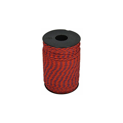 006040835 Treccia Sky Cordino Intrecciato, Rosso/Blu - Corderie Italiane