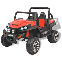 Auto Elettrica Cavalcabile 2 Persone Bambini Xxl Rossa E Nera en oferta