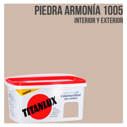 Secchio di vernice a copertura totale Titan da 4 litri | Armonia di pietra - Armonia di pietra características